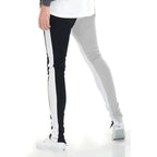 Two Tone Color Block Joggers - VacationGrabs