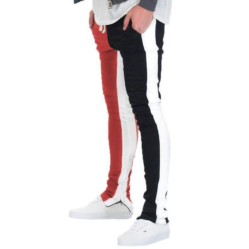 Two Tone Color Block Joggers - VacationGrabs