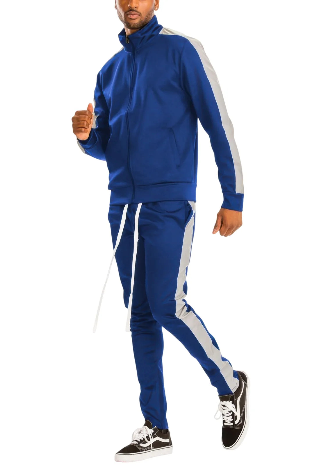 Men's Tracksuit Juicy Couture in Vibrant Blue - Royal White - white background