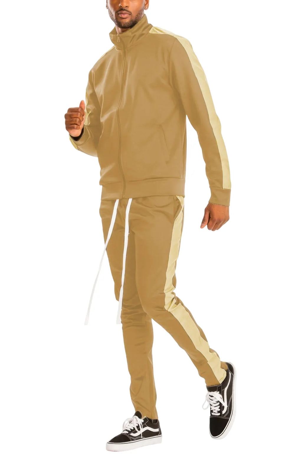 Men's Tracksuit Juicy Couture in Vibrant Blue - Sand Cream - white background
