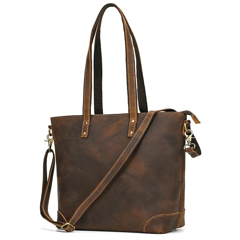Vintage Luxury Designer Leather Shoulder Bags Messenger Handbag - VacationGrabs