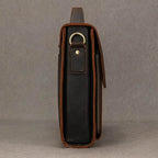 Retro Leather Shoulder Bag Men's Casual Vertical Sling - VacationGrabs