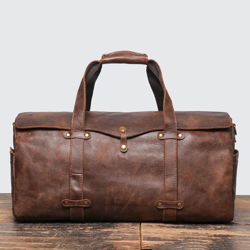 Luxury Designer Men’s Travel Duffle Bag Large Capacity Weekend - VacationGrabs