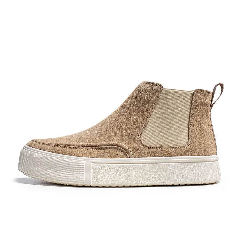 Men's Chelsea Boots Comfortable Round Toe Boots - VacationGrabs