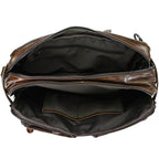 Mens Genuine Leather 3-in-1 Backpack-Briefcase-Shoulder Bag - VacationGrabs
