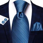 Men's Black Silk Paisley Tie for Travel-Friendly Style