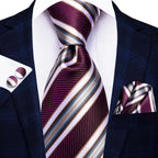 black silk paisley tie for men, elegant formal accessory