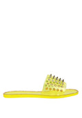 Bolly Punk Stud Clear Jelly Flats