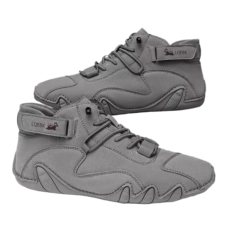 Gray Brooks sports shoes, lightweight, ideal for athletic activities