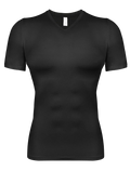 Men's black compression a shirt for active wear and support