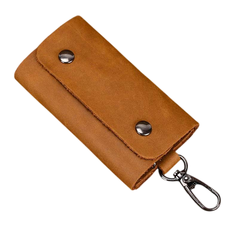 Crazy Horse Leather Keycase for Car & Coin Wallet Genuine