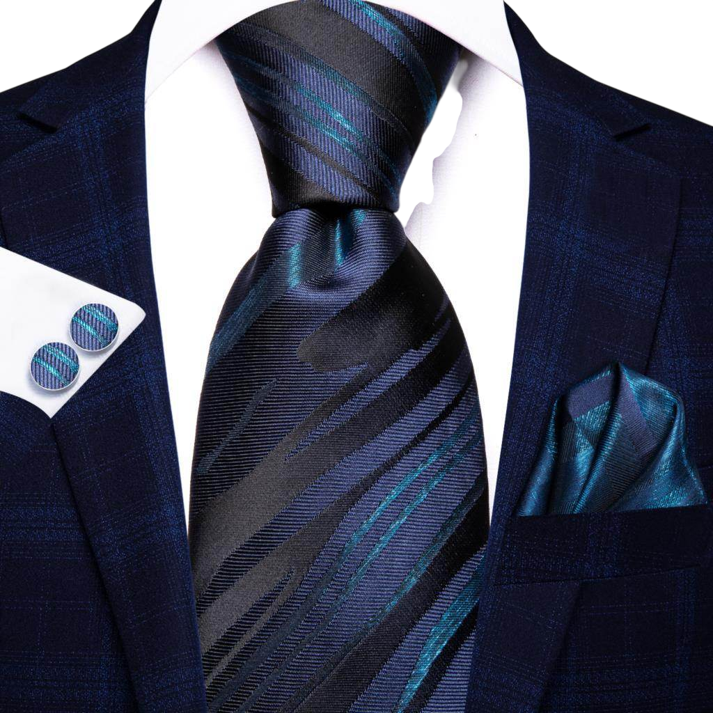 VacationGrabs Gold Paisley Formal Tie for Men