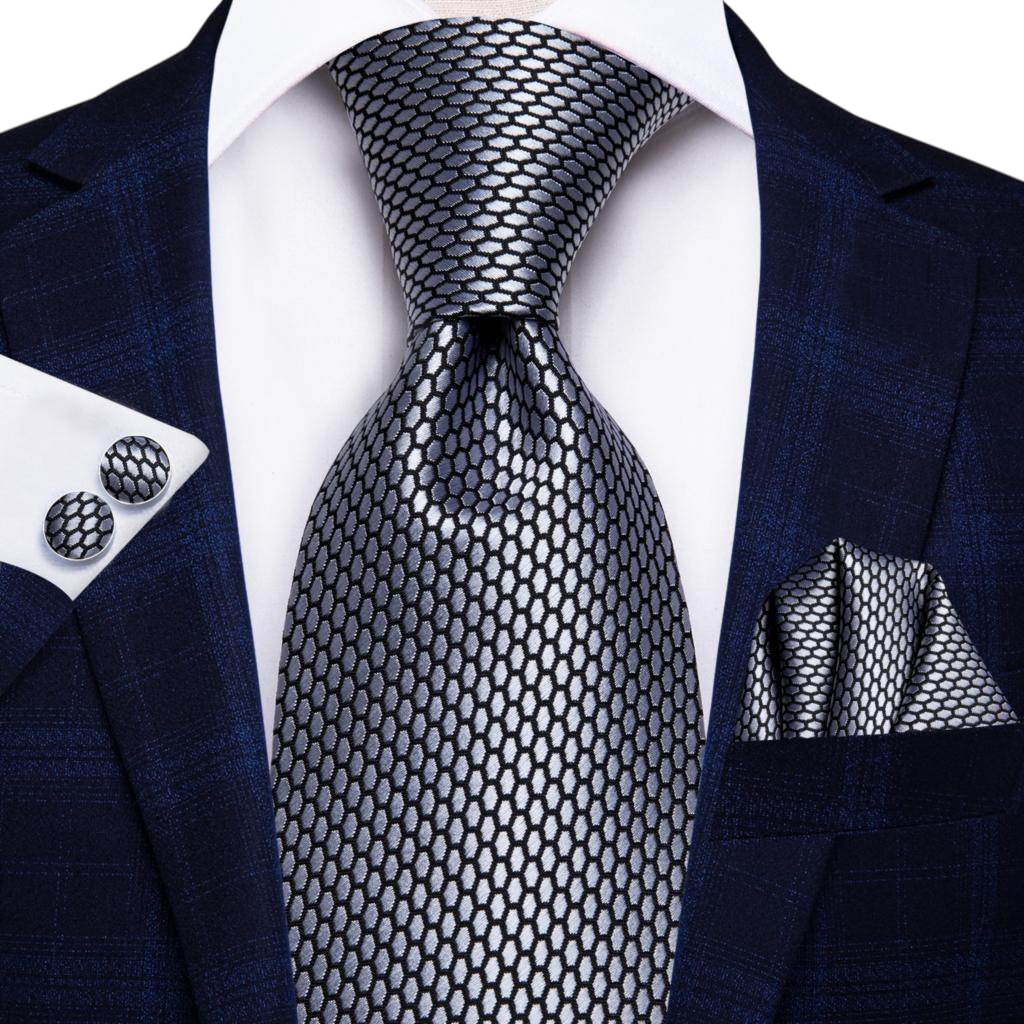VacationGrabs Gold Paisley Formal Tie for Men