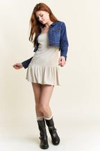 Women's denim jacket from Shop ENJEAN, perfect for casual outfits