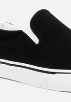 Laszlo Canvas Slip On Sneakers