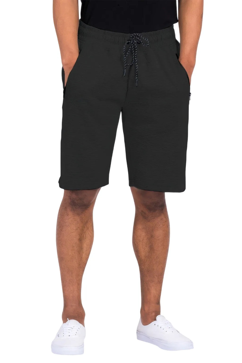 Men's dark lounge shorts men, comfortable for casual wear