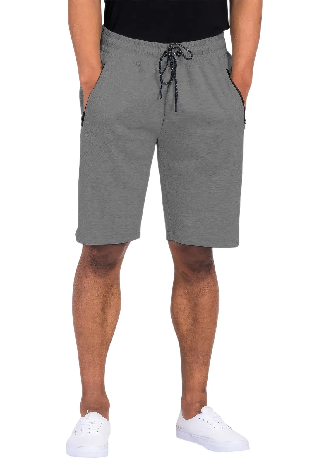 Men's gray lounge shorts men, lightweight cotton for casual comfort