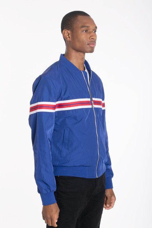 Luxury Woven Taped Bomber Jackets - VacationGrabs
