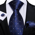 Men Necktie Teal Blue Paisley Designer Silk Wedding Tie - VacationGrabs