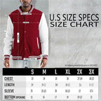 Men's Letterman Jackets 8 Color Options - VacationGrabs