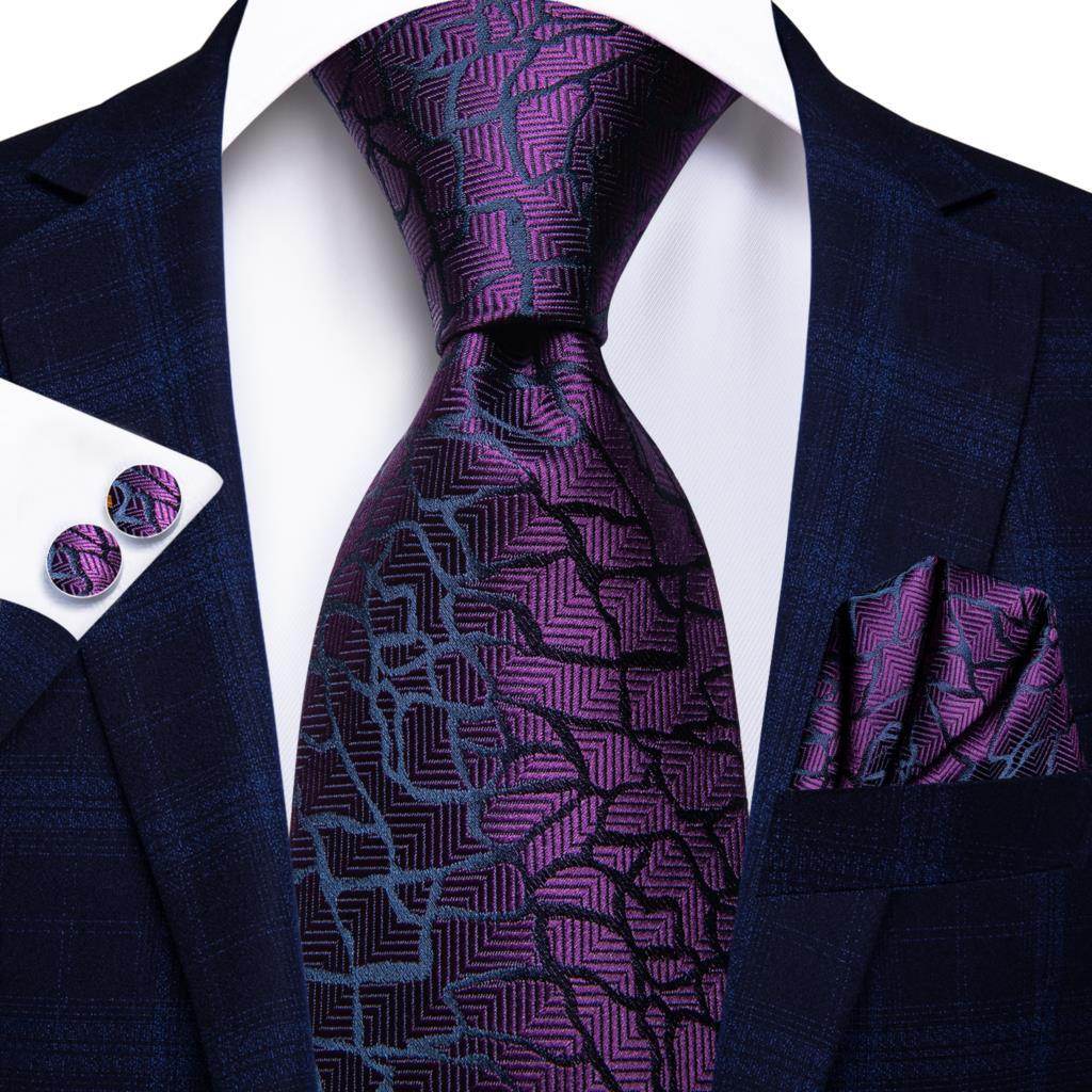 Mens Formal Luxury Wedding Neckties Gravatas 100% Silk - VacationGrabs