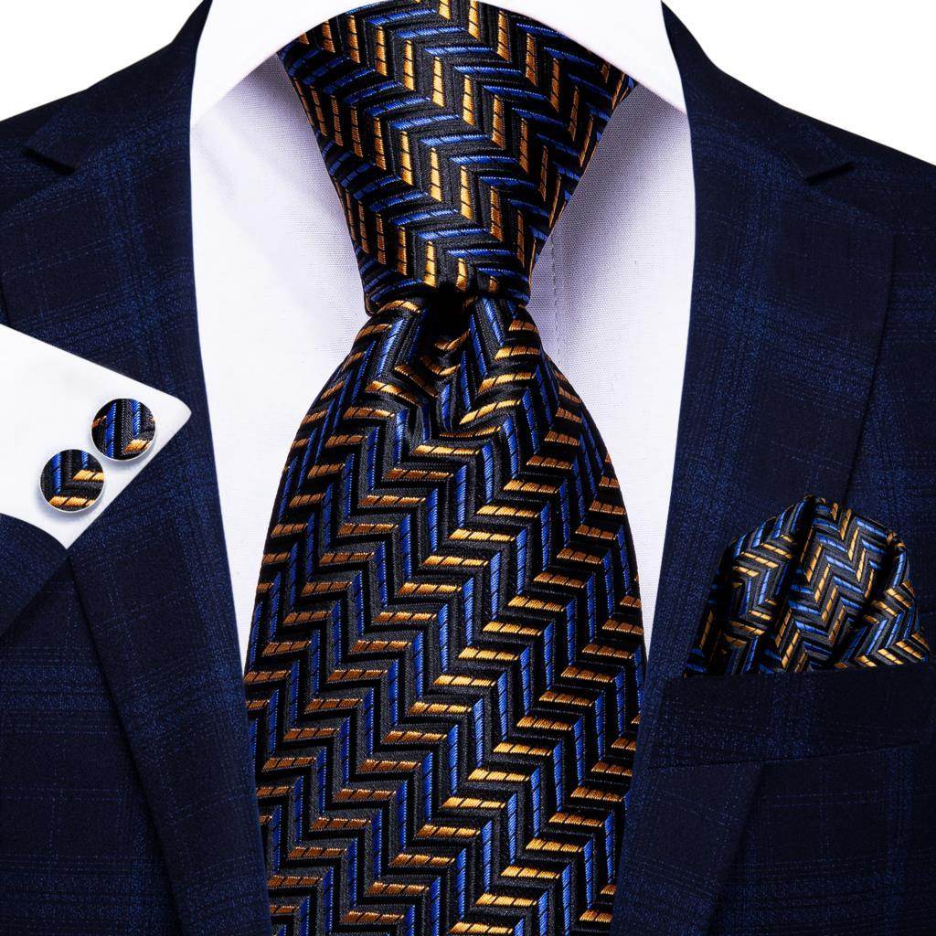 Mens Formal Luxury Wedding Neckties Gravatas 100% Silk - VacationGrabs