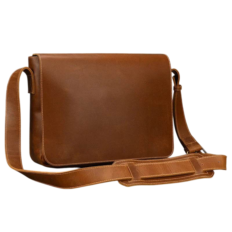 Men's Leather Crossbody Bag – High Quality Crazy Horse
