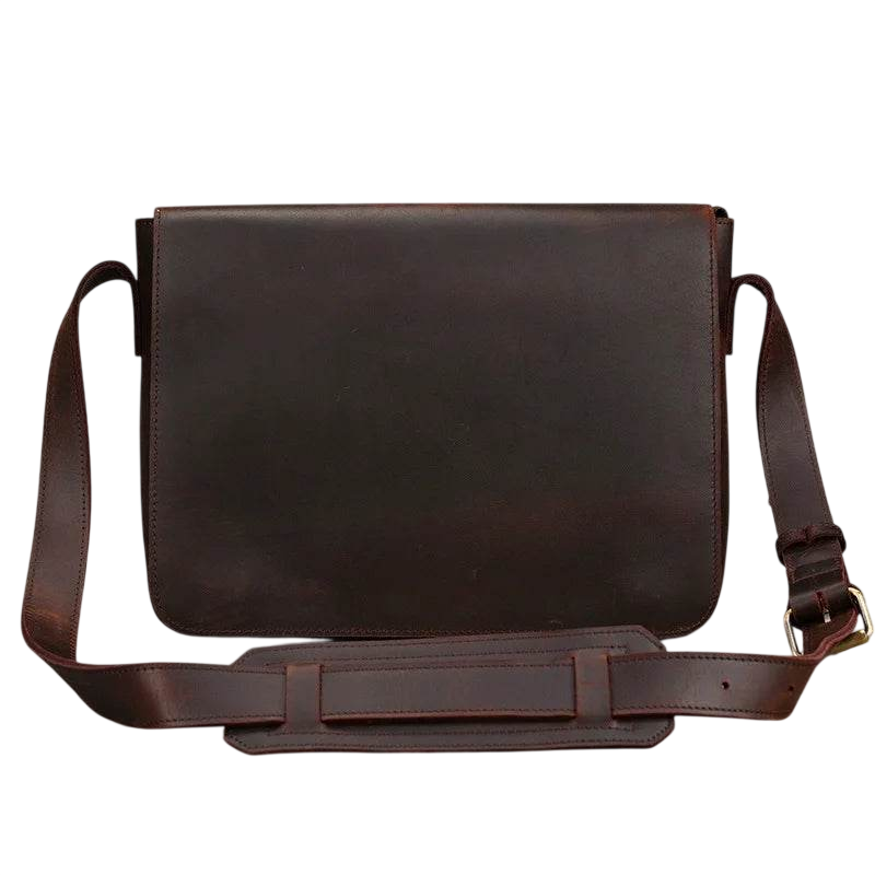 Men's Leather Crossbody Bag – High Quality Crazy Horse