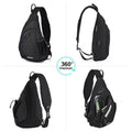 Stylish USB charging crossbody backpack with multiple compartments for easy organization