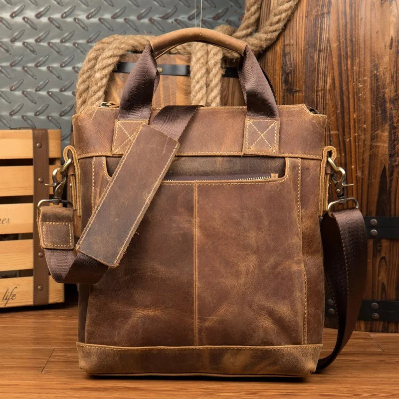 Brown leather quality travel bags for stylish adventurers