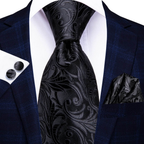 Multicolor Paisley 100% Silk Tie Sets for Men