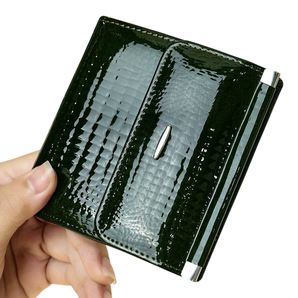 Retro Fashion Alligator Pattern Leather Women’s