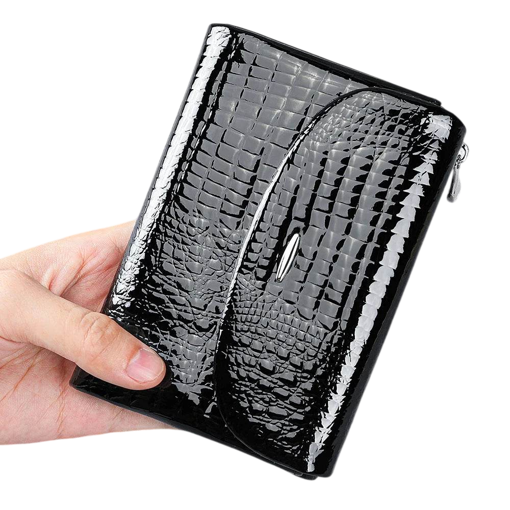 Retro Fashion Alligator Pattern Leather Women’s