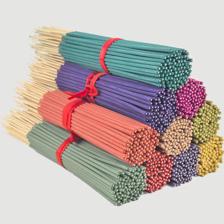 Colorful seasonal incense stick sets for aromatherapy and relaxation
