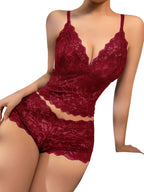 Lace Lingerie Set for Women in Three Colors