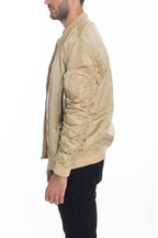 Men Casual Flight Lined Bomber Jacket - VacationGrabs